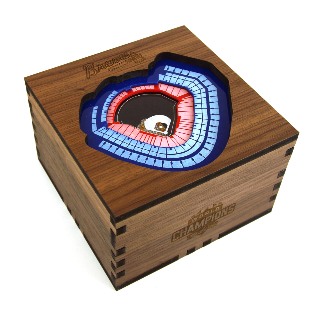 MLB 3D Ballpark Ring Box