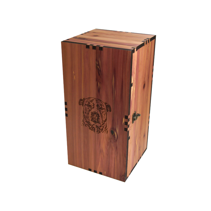 Cedar Clamshell Whiskey Box