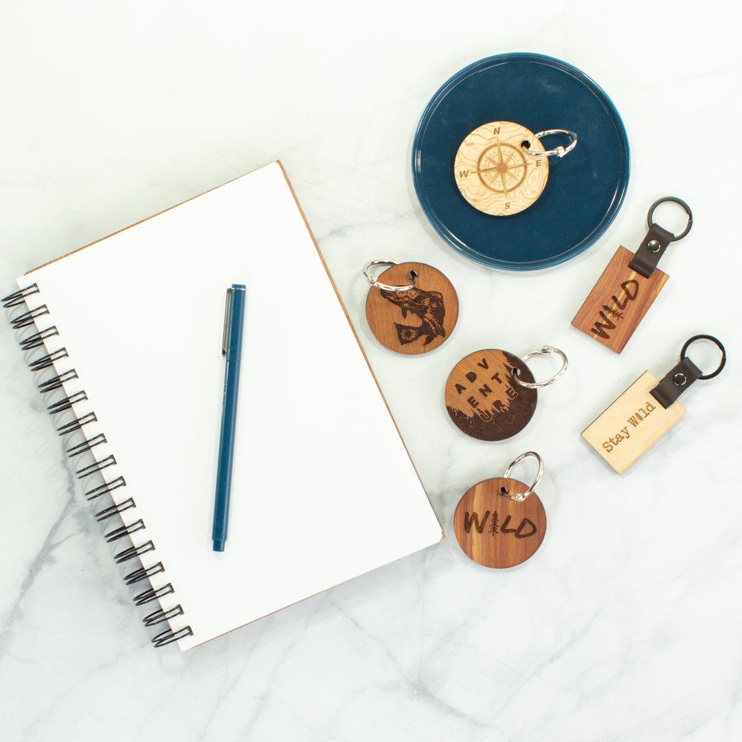 Woodspring Keychains Custom Wood Keychains – Woodchuck Products