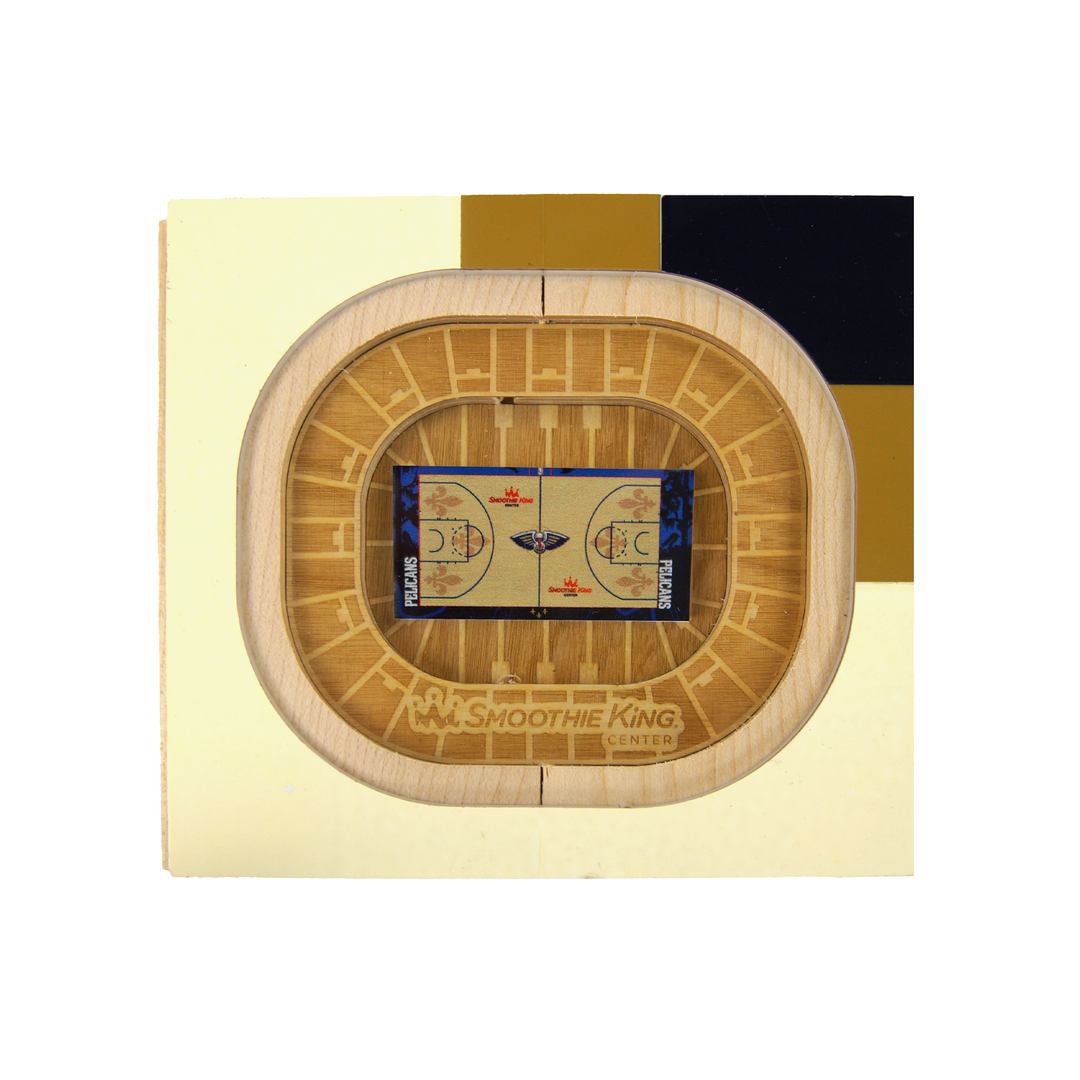 Reclaimed NBA Court Stadium Coasters