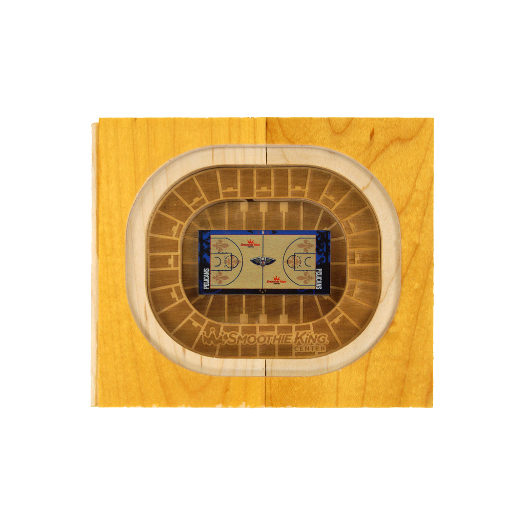 Reclaimed NBA Court Stadium Coasters