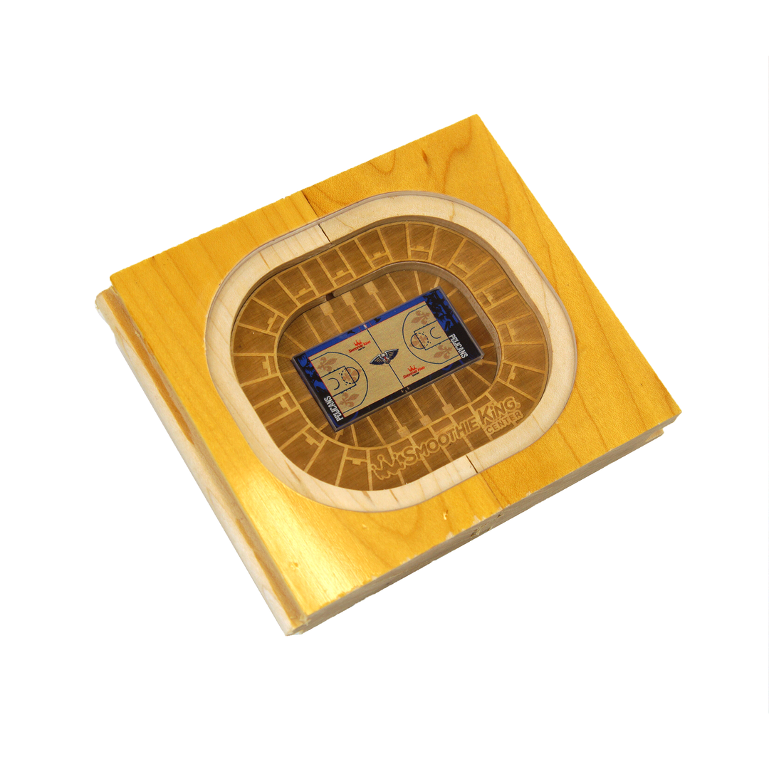 Reclaimed NBA Court Stadium Coasters