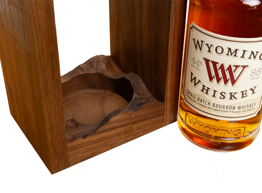 CNC Mountain Range Whiskey Box