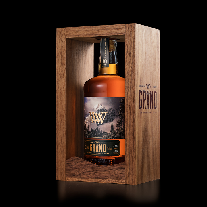 CNC Mountain Range Whiskey Box