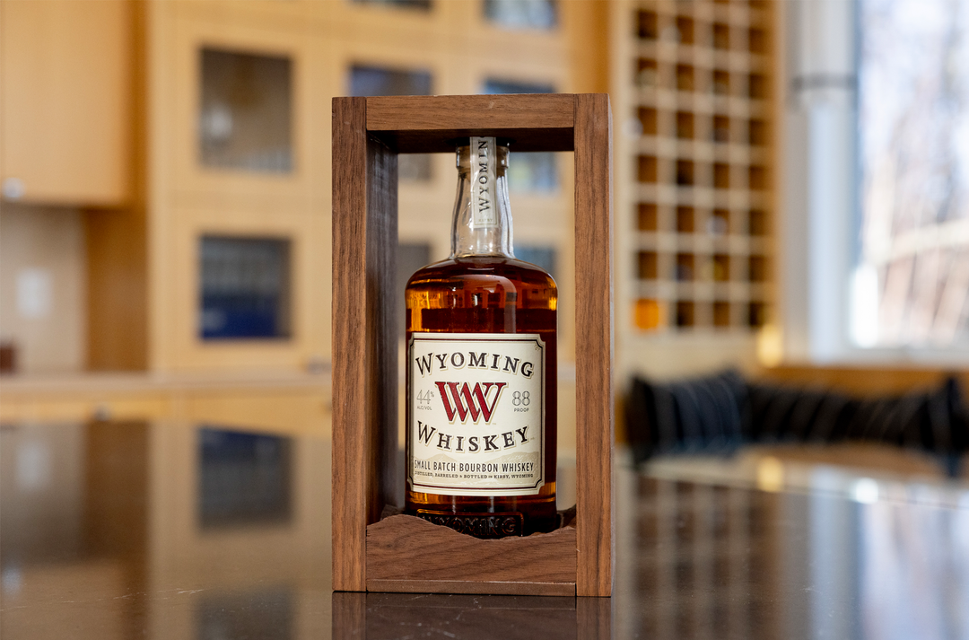 CNC Mountain Range Whiskey Box