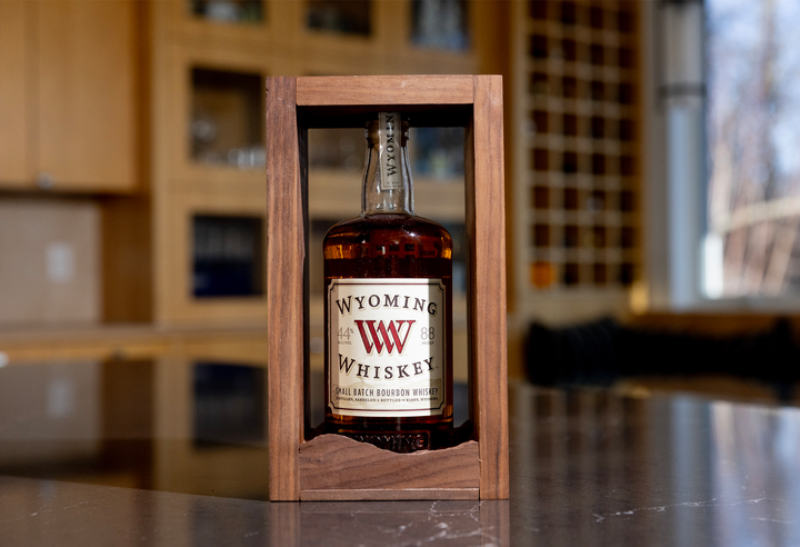 CNC Mountain Range Whiskey Box