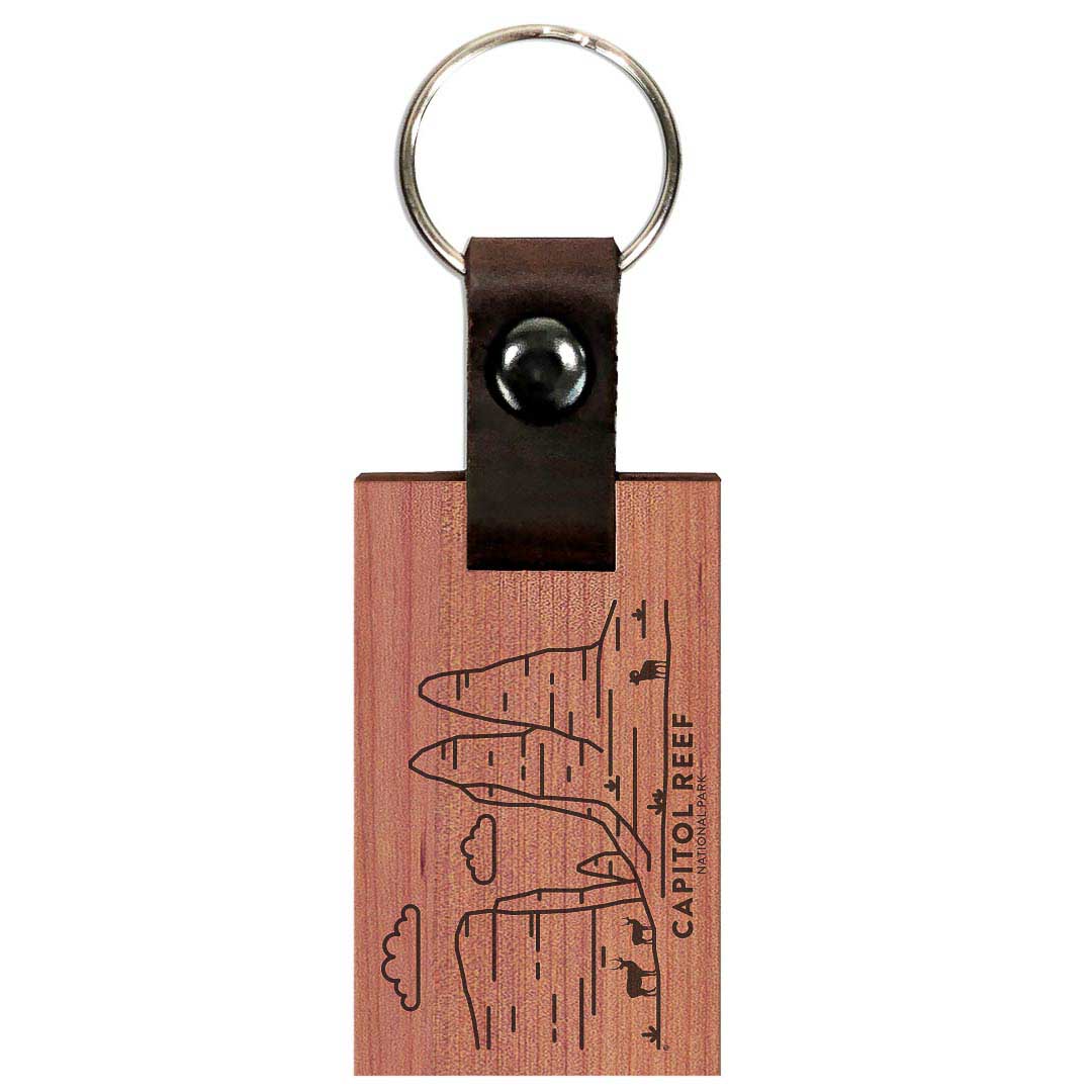 National Parks Premium Keychain