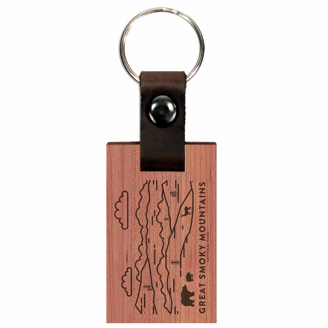 National Parks Premium Keychain