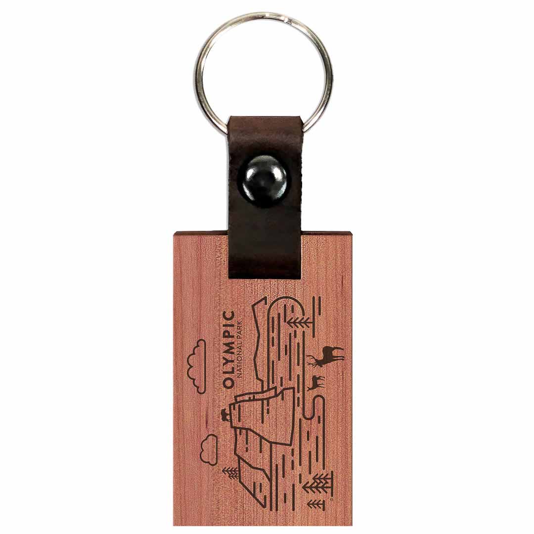 National Parks Premium Keychain