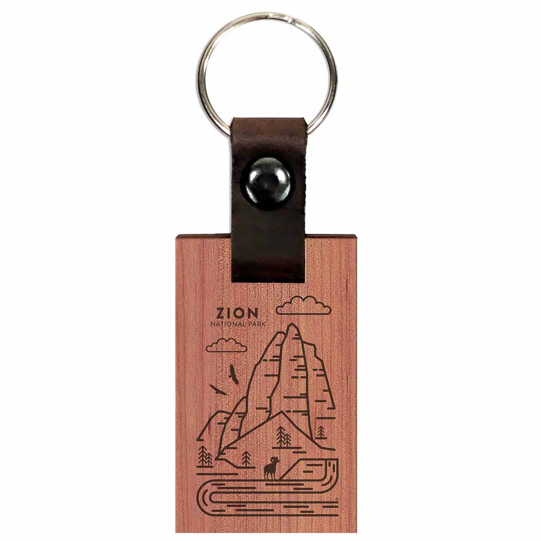 National Parks Premium Keychain